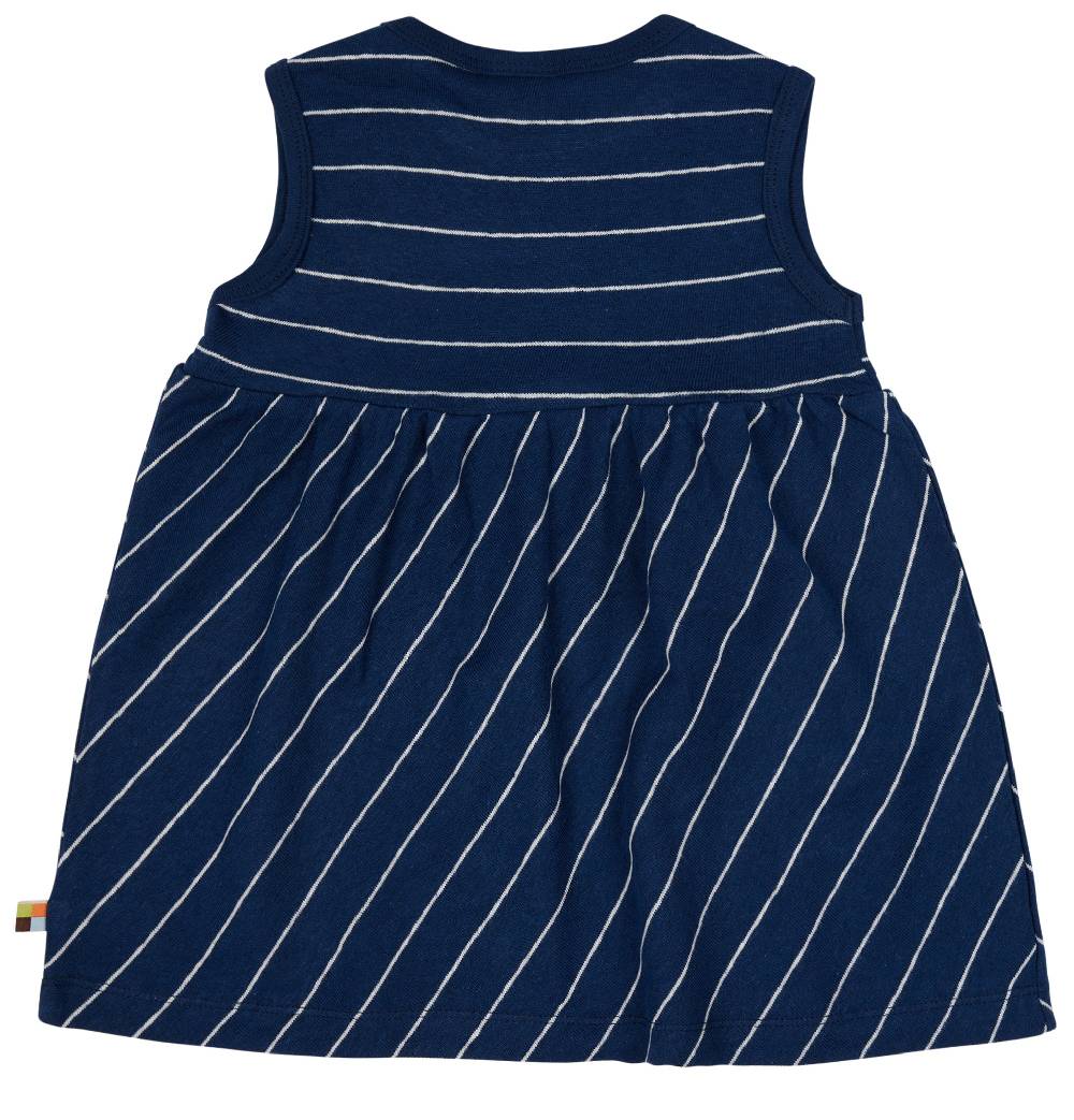 Loud Proud Kleid Streifen mit Leinen Saisonschlussverkauf