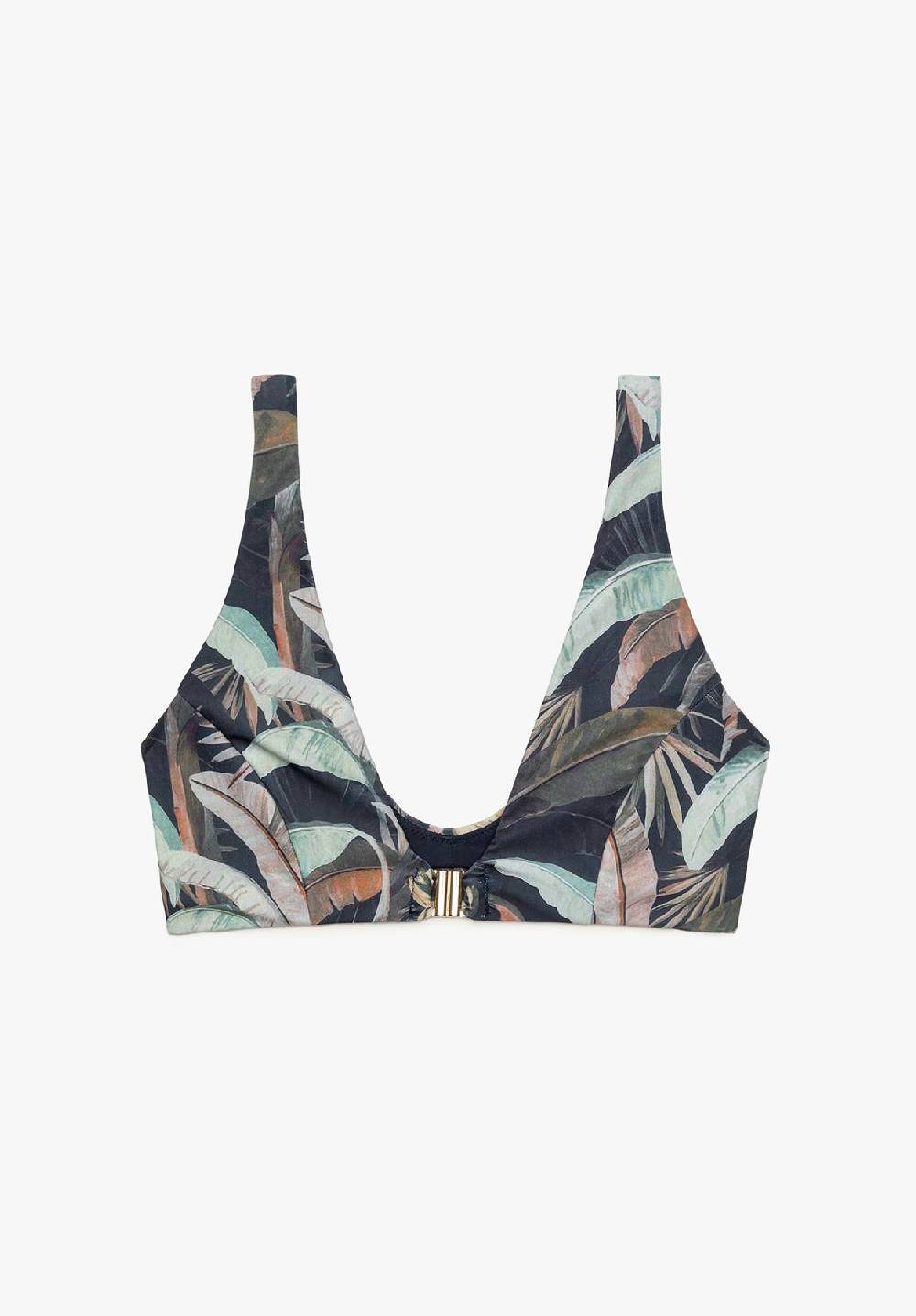 Lovjoi Bikini Top Front Closure LOBELIA Recycled Print Blitzverkäufe