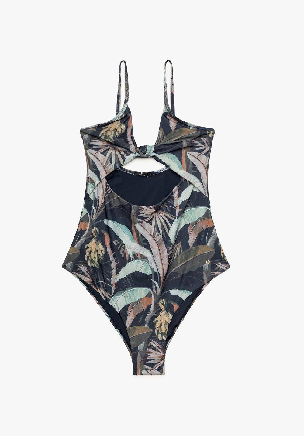 Lovjoi Badeanzug Knotted BELADONA Recycled Print Online Shopping