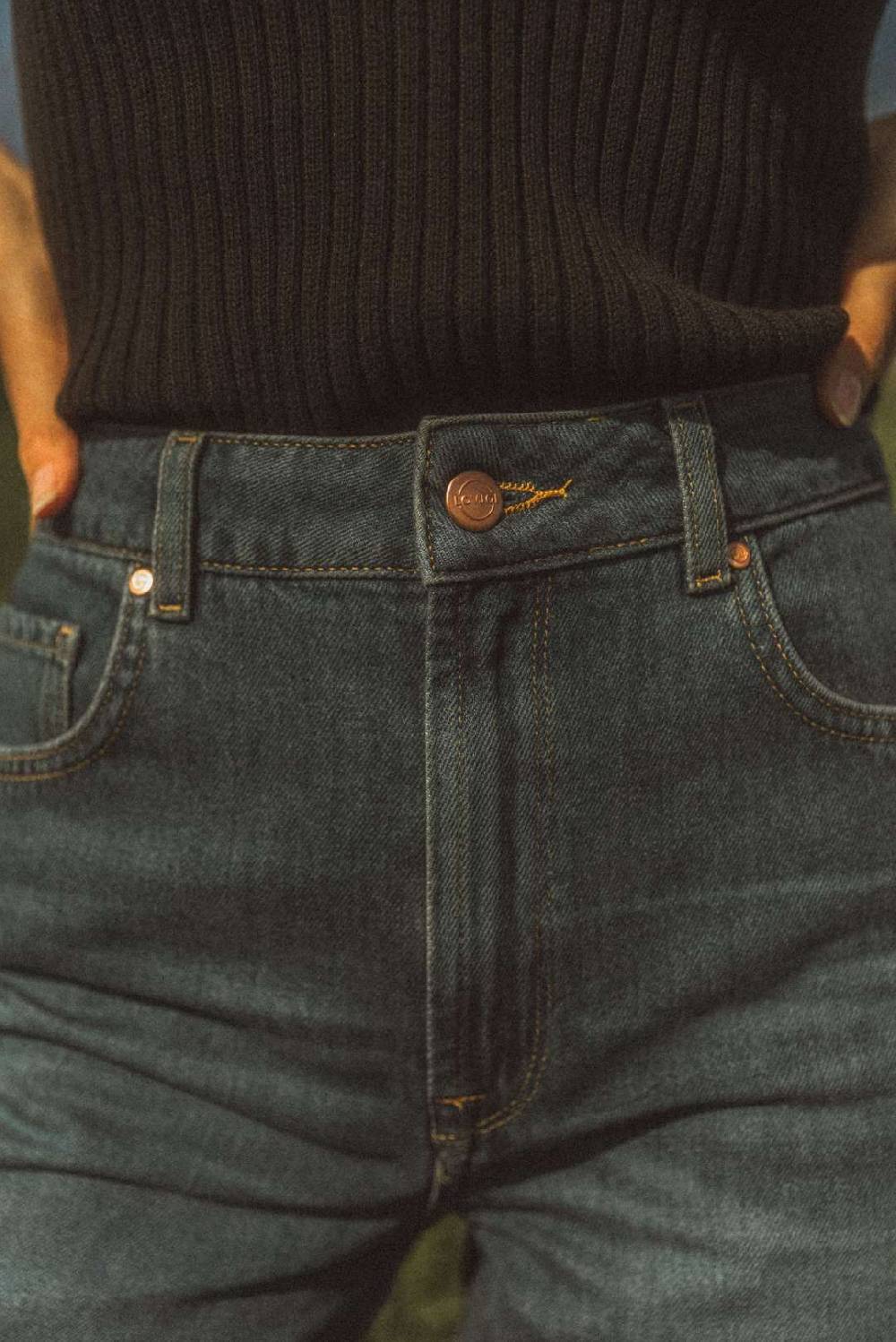 Lovjoi Straight Jeans MEDLAR Middark Online Outlet