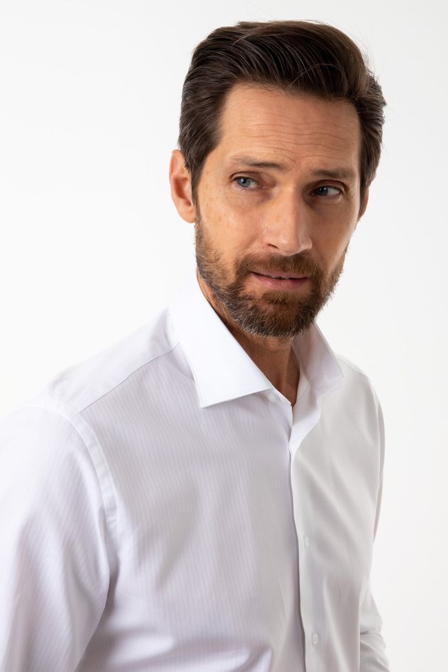 aplomb Hemd Herren Aplomb Slim Einfarbig 100% Baumwolle kragen Französisch Lange Ärmel JETZT KAUFEN