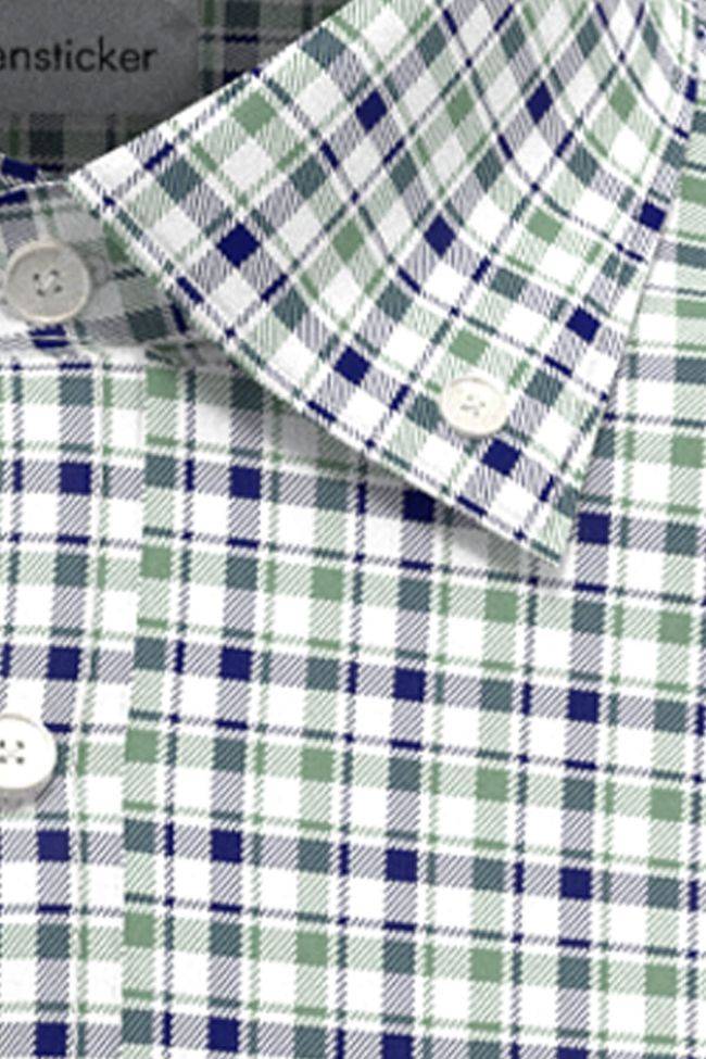 seidensticker Hemd Herren Seidensticker Regular Bügelfreie Karo kragen Button-Down Kurze Ärmel Discount Store für neue Produkte
