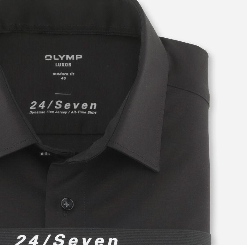 olymp Hemd Herren Olymp Classic Bügelfreie Einfarbig kragen Italienisch Lange Ärmel Clearance-Verkauf