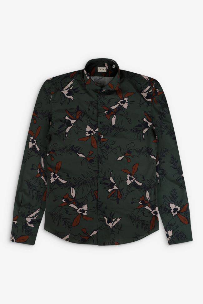 xacus Hemd Herren Xacus Regular Muster 100% Baumwolle gewaschen kragen Französisch Lange Ärmel Black Friday Preise