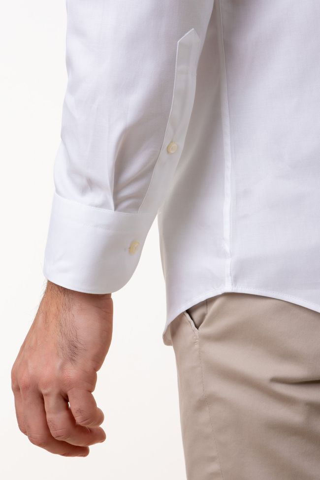aplomb Hemd Herren Aplomb Slim Einfarbig 100% Baumwolle kragen Französisch Lange Ärmel Hotsell