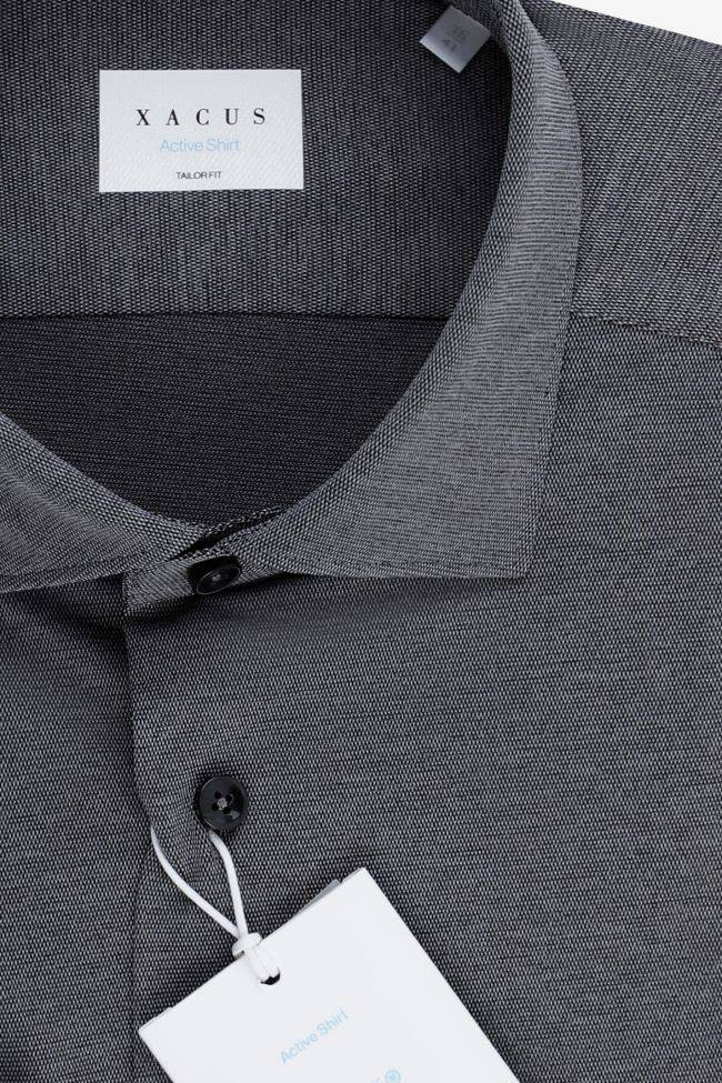 xacus Hemd Herren Xacus Regular Einfarbig 85% poliammide 15% elastam kragen Französisch Lange Ärmel Günstiger Verkauf