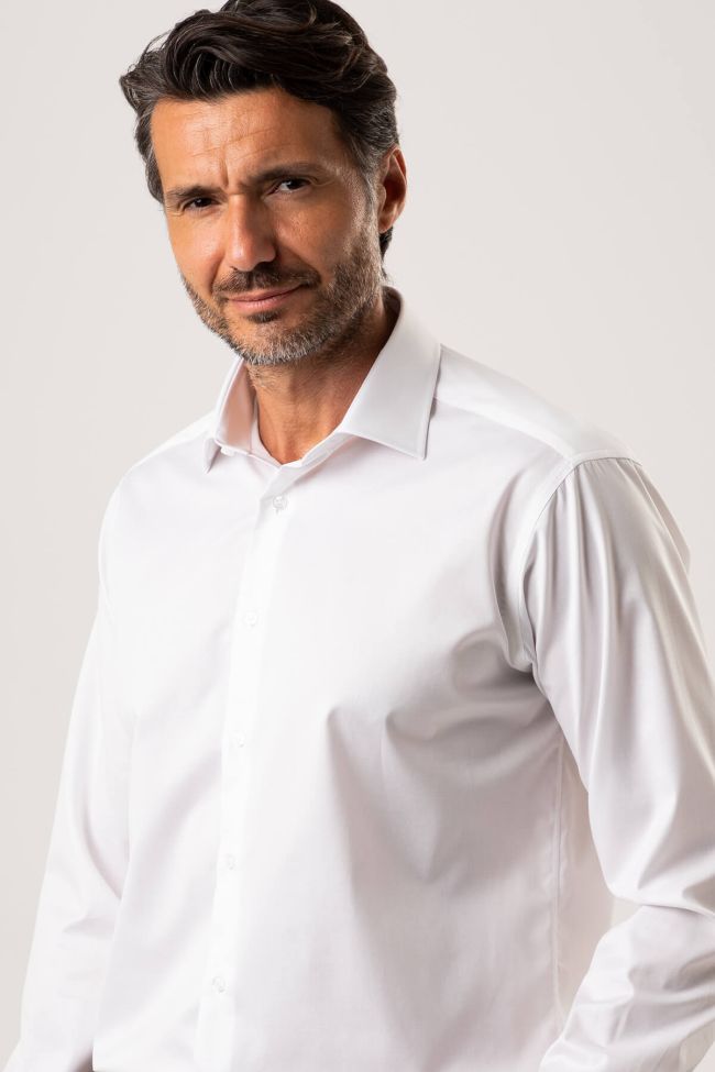 ingram Hemd Herren Ingram Regular Bügelfreie Einfarbig 100% Baumwolle kragen Italienisch Lange Ärmel Weihnachtsangebot