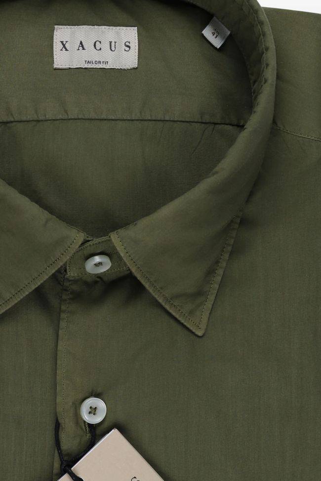 xacus Hemd Herren Xacus Regular Einfarbig 100% Baumwolle gewaschen kragen Italienisch Lange Ärmel Bestseller
