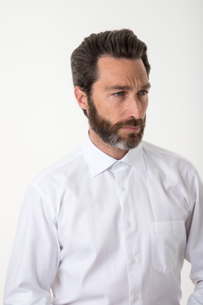 aplomb Hemd Herren Aplomb Classic Einfarbig 100% Baumwolle kragen Französisch Lange Ärmel Tägliche Deals