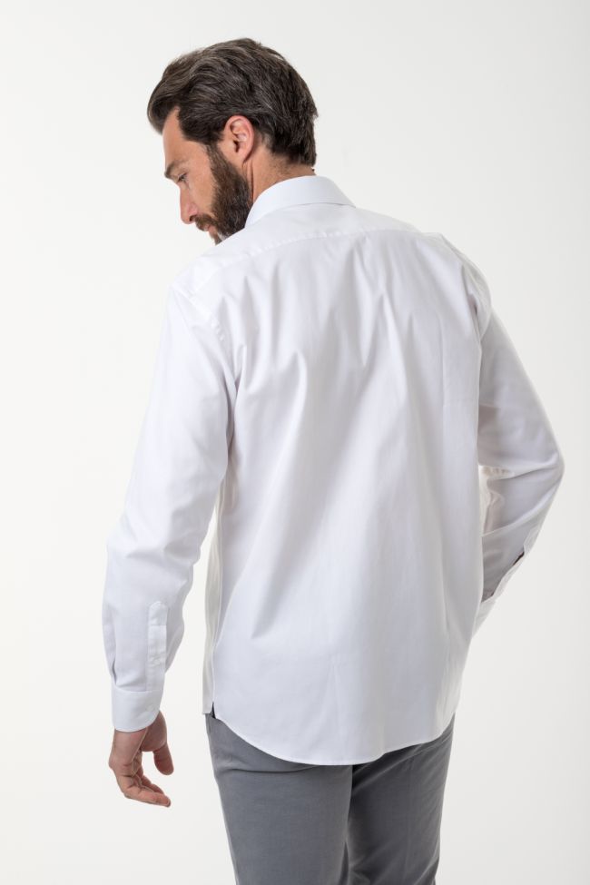aplomb Hemd Herren Aplomb Classic Einfarbig 100% Baumwolle kragen Französisch Lange Ärmel Tägliche Deals
