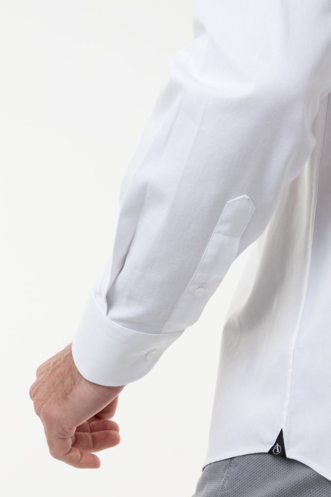 aplomb Hemd Herren Aplomb Classic Einfarbig 100% Baumwolle kragen Französisch Lange Ärmel Tägliche Deals