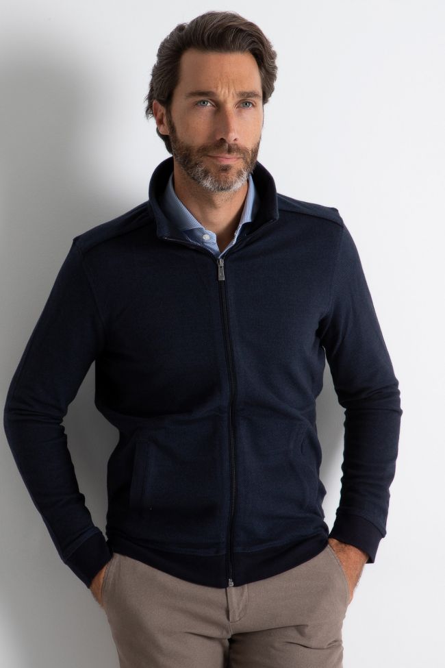 ragman Strickwaren Herren Ragman Reißverschluss Classic Einfarbig 100% winter cotton Riesige Rabatte