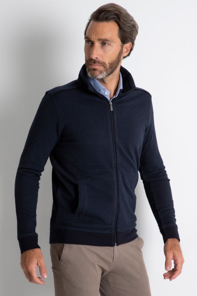 ragman Strickwaren Herren Ragman Reißverschluss Classic Einfarbig 100% winter cotton Riesige Rabatte