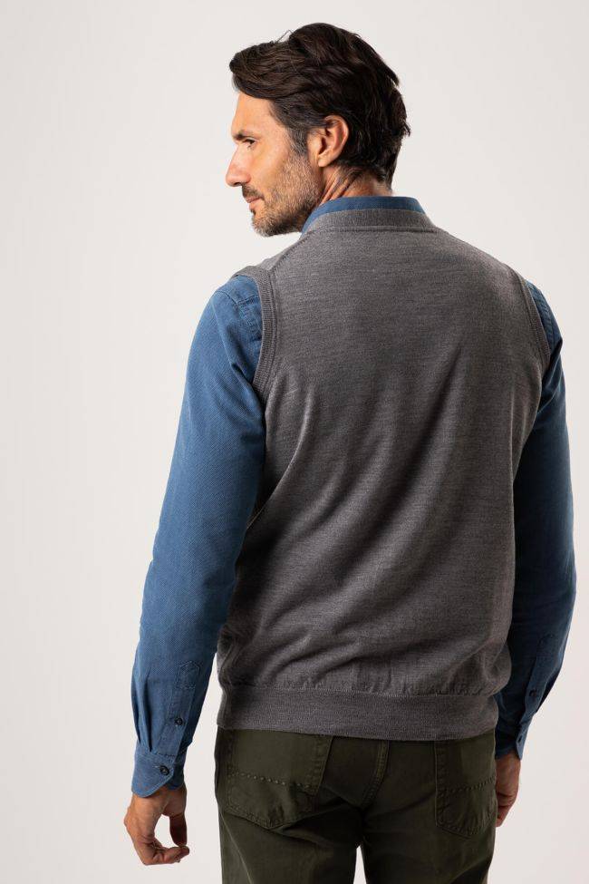 privati firenze Strickwaren Herren Privati Firenze Cardigan Slim Einfarbig 100% Merinowolle Outlet