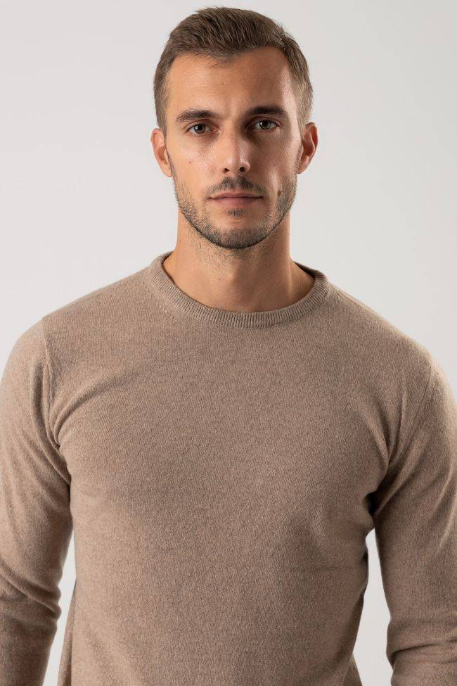 privati firenze Strickwaren Herren Privati Firenze Rundhalsausschnitt Slim Einfarbig 100% Kaschmir Auslauf
