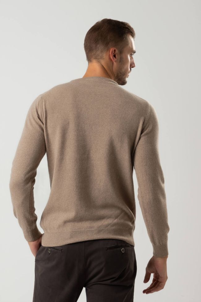 privati firenze Strickwaren Herren Privati Firenze Rundhalsausschnitt Slim Einfarbig 100% Kaschmir Auslauf