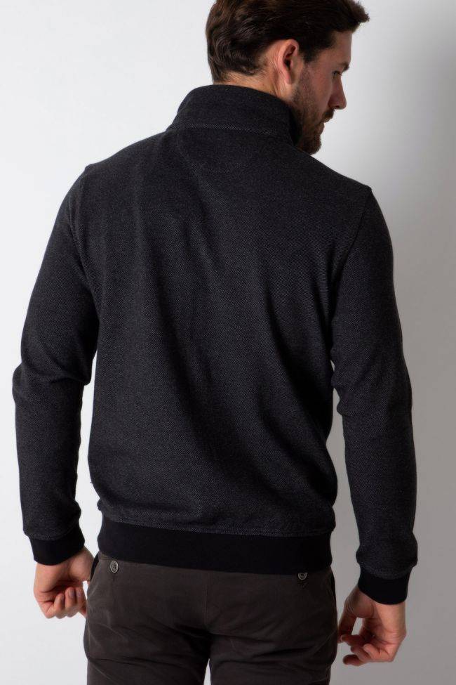ragman Strickwaren Herren Ragman Reißverschluss Classic Einfarbig 100% winter cotton Günstig kaufen