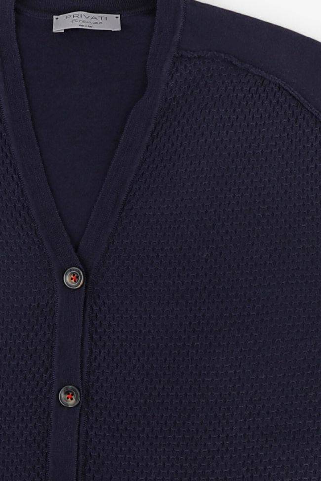 privati firenze Strickwaren Herren Privati Firenze Cardigan Regular Halb Unifarben 100% Merinowolle Extrafine Großer Ausverkauf
