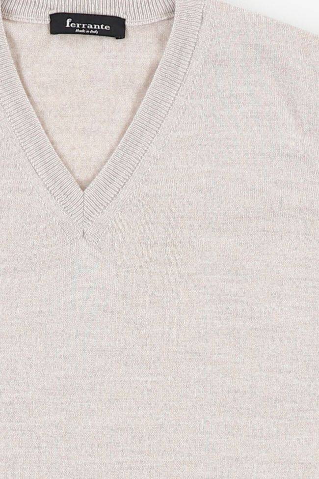 ferrante Strickwaren Herren Ferrante Polokragen Regular Einfarbig 100% Merinowolle Extrafine Heißer Verkauf