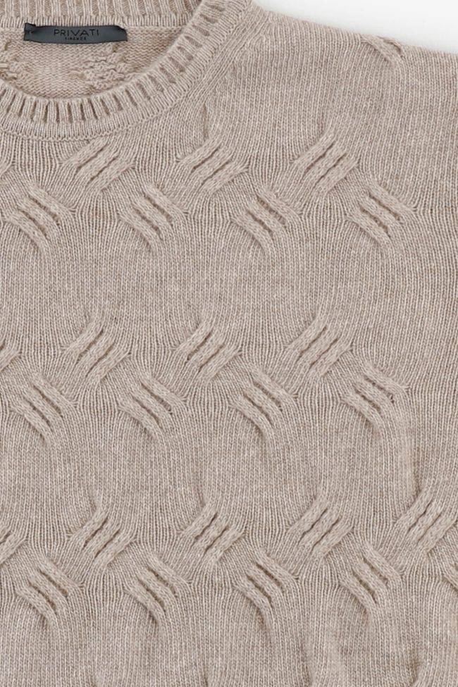 privati firenze Strickwaren Herren Privati Firenze Rundhalsausschnitt Slim Muster 90% wolle 10% Kaschmir Top Angebot