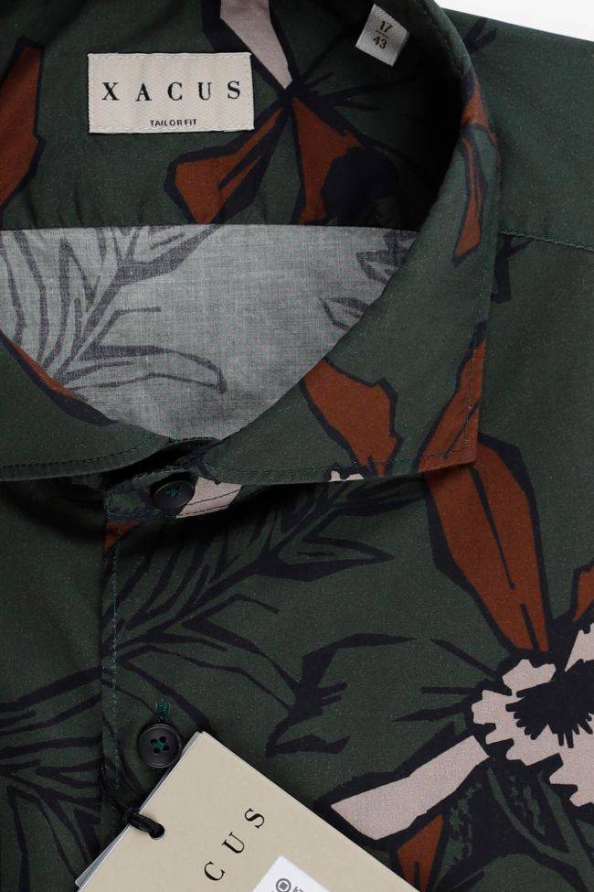 xacus Hemd Herren Xacus Regular Muster 100% Baumwolle gewaschen kragen Französisch Lange Ärmel VIP-Rabatte