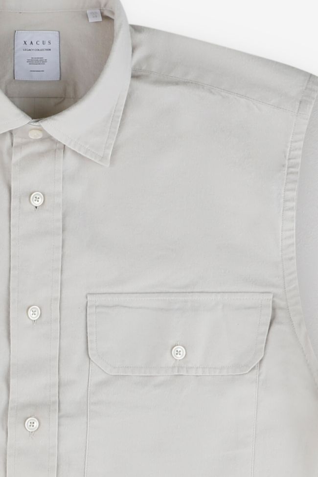 xacus Hemd Herren Xacus Regular Einfarbig 100% Baumwolle kragen Französisch Lange Ärmel Fabrikladen