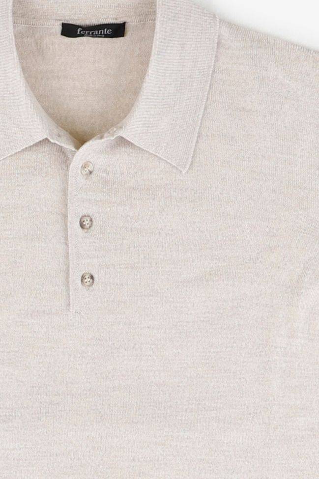 ferrante Strickwaren Herren Ferrante Polokragen Classic Einfarbig 100% Merinowolle Extrafine Günstiger Verkauf