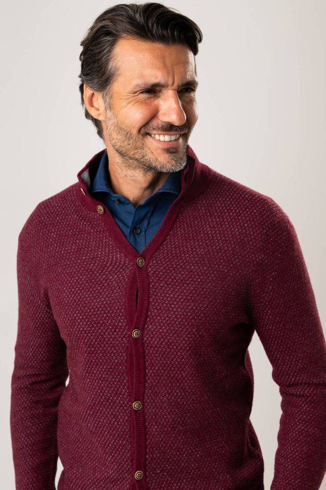 privati firenze Strickwaren Herren Privati Firenze Cardigan Slim Einfarbig 50% wool 20% pa 20%vi 10% cashmere Sonderangebot