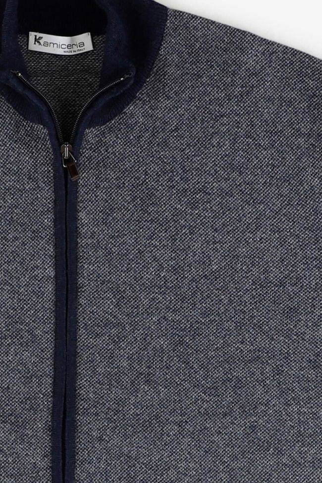 kamiceria Strickwaren Herren Kamiceria Reißverschluss Slim Halb Unifarben 40% wool 25% vi 25% pa 10% cashmere Weihnachtsangebot