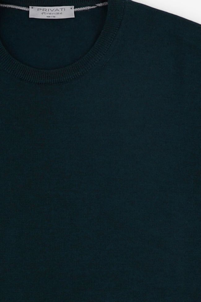 privati firenze Strickwaren Herren Privati Firenze Rundhalsausschnitt Regular Einfarbig 100% Merinowolle Extrafine Valentinstagsangebot