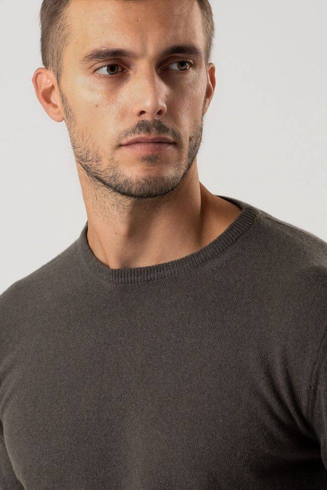 privati firenze Strickwaren Herren Privati Firenze Rundhalsausschnitt Slim Einfarbig 100% Kaschmir Lagerräumung
