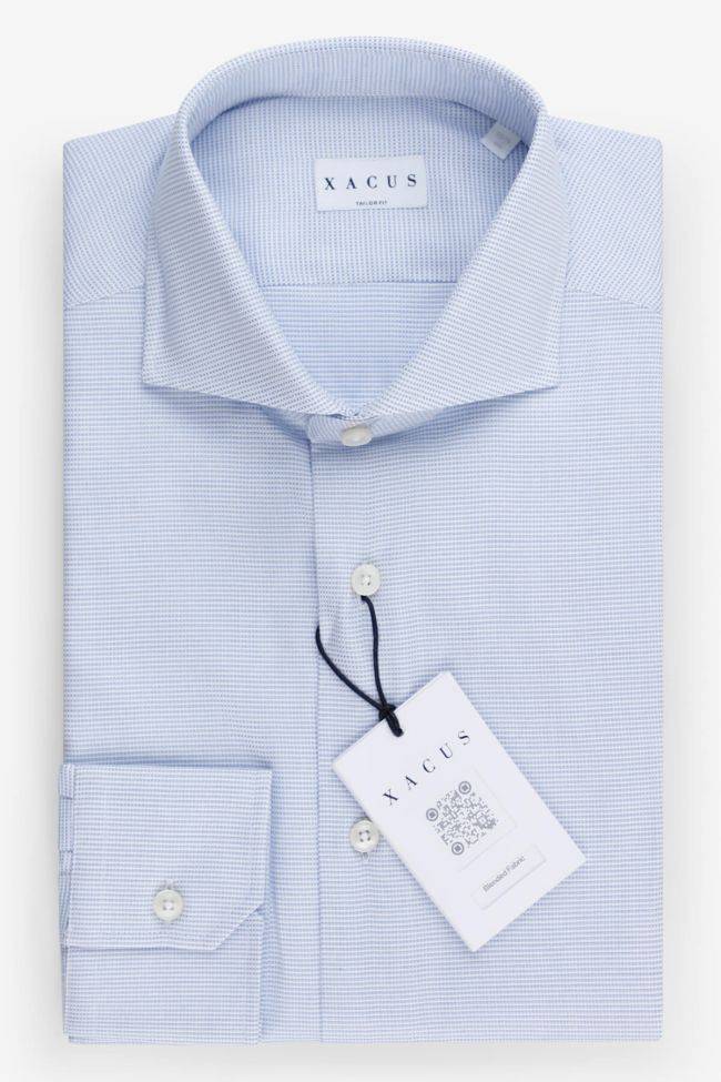 xacus Hemd Herren Xacus Regular Streifen 60% cotton 40% Lyocell kragen Französisch Lange Ärmel Wochenangebot