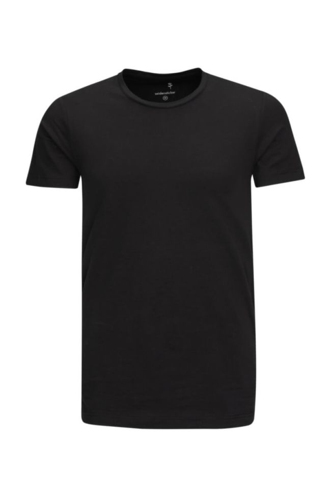 seidensticker T-shirt Herren Seidensticker Regular Einfarbig Kurze Ärmel Begrenzte Freigabe