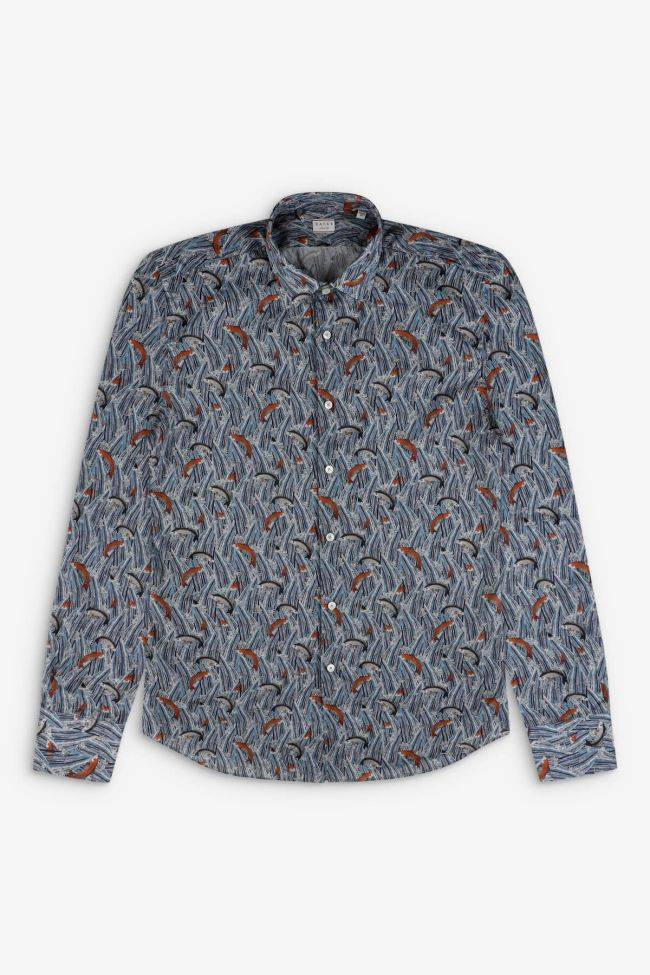 xacus Hemd Herren Xacus Regular Muster 100% Baumwolle kragen Italienisch Lange Ärmel Sonderangebot der Fabrik