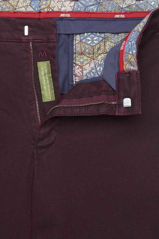 meyer Hose Herren Meyer Chinos Regular Einfarbig Outlet
