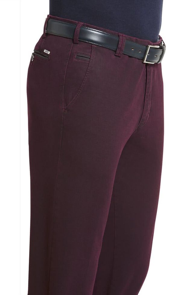 meyer Hose Herren Meyer Chinos Regular Einfarbig Outlet
