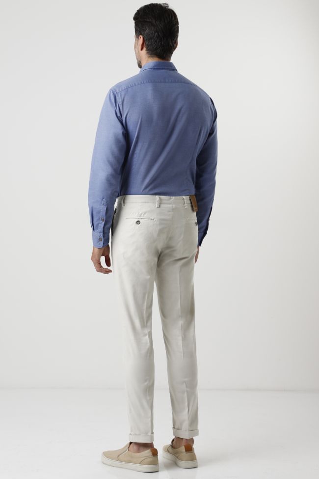 b-settecento Hose Herren B-Settecento Chinos Slim Karo 98% wool 2% EL Angebote