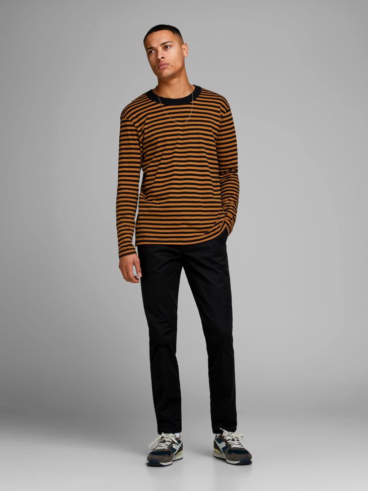 jack & jones Hose Herren Jack & Jones Chinos Regular Einfarbig Fabrikverkauf