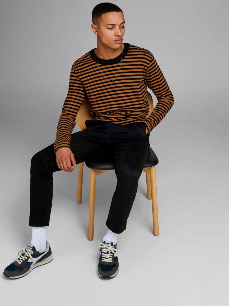 jack & jones Hose Herren Jack & Jones Chinos Regular Einfarbig Fabrikverkauf