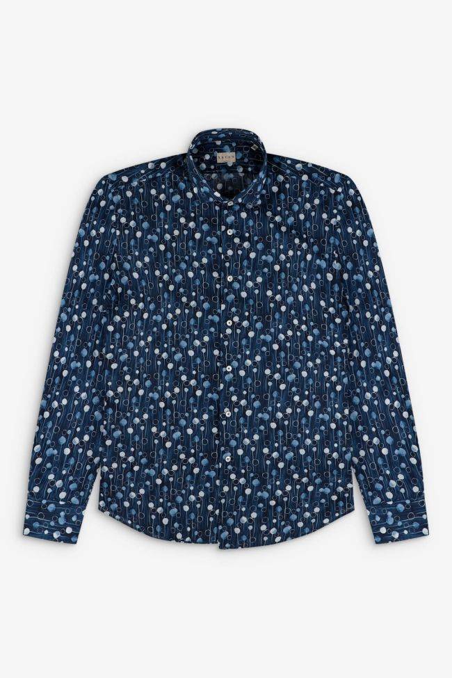 xacus Hemd Herren Xacus Regular Muster 100% Baumwolle gewaschen kragen Französisch Lange Ärmel Räumungsverkauf