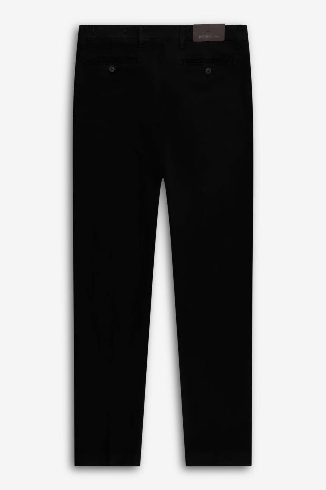 moro Hose Herren Moro Chinos Slim Einfarbig 66% polyester 34%linen Tiefpreis