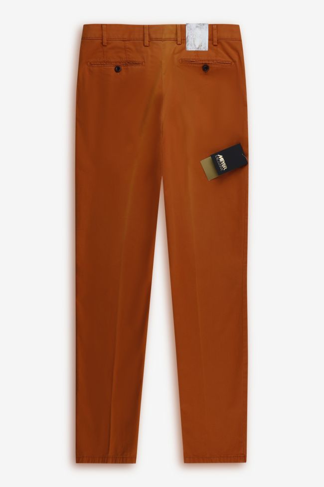 meyer Hose Herren Meyer Chinos Classic Einfarbig 81%cotton 15% kapok 4%elastane Letzte 2 Tage