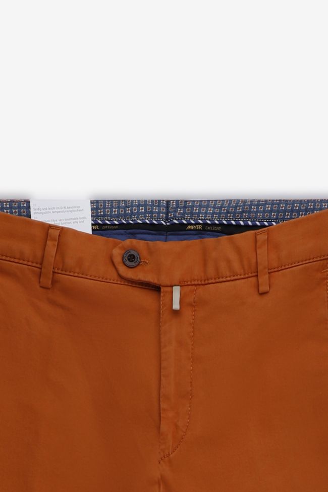 meyer Hose Herren Meyer Chinos Classic Einfarbig 81%cotton 15% kapok 4%elastane Letzte 2 Tage