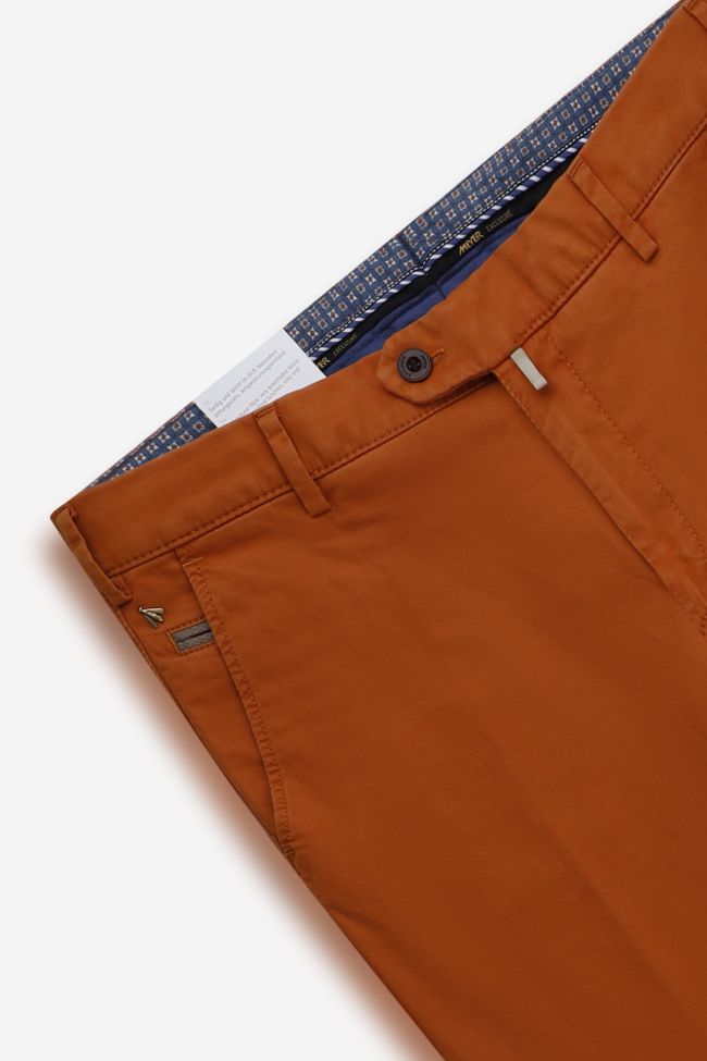 meyer Hose Herren Meyer Chinos Classic Einfarbig 81%cotton 15% kapok 4%elastane Letzte 2 Tage