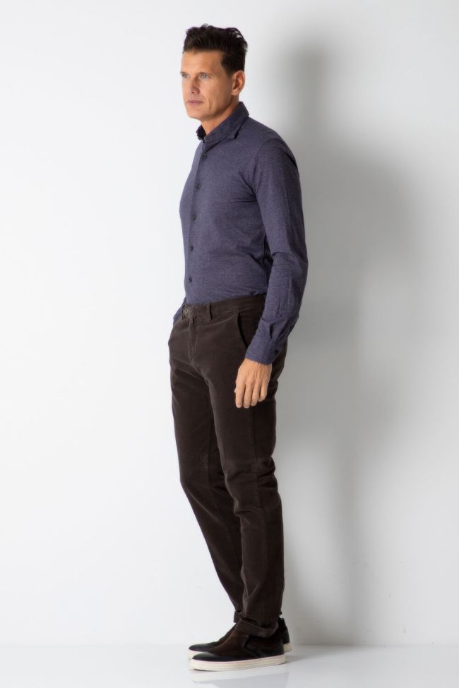 b-settecento Hose Herren B-Settecento Chinos Slim Halb Unifarben 97% Baumwolle 3% elastan Zeitbegrenzte Promotion