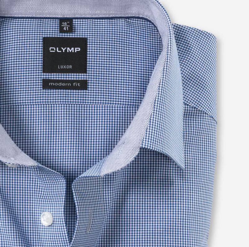 olymp Hemd Herren Olymp Classic Bügelfreie Karo kragen Italienisch Lange Ärmel 50% Rabatt mit kostenlosem Versand