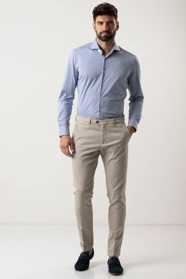 b-settecento Hose Herren B-Settecento Chinos Slim Einfarbig 97% Baumwolle 3% elastan Limitierter Zeitrabatt