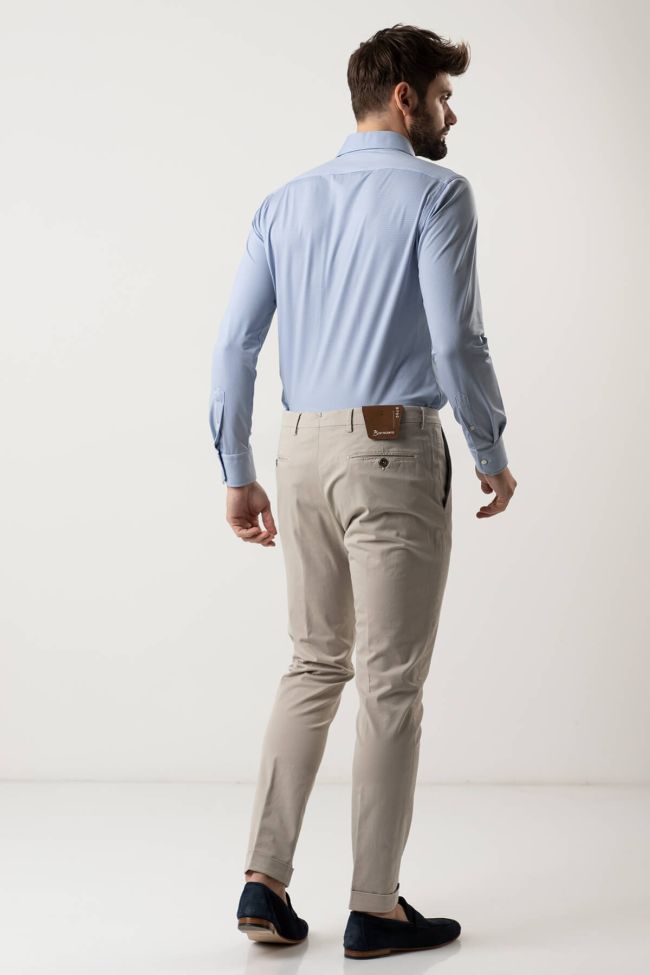 b-settecento Hose Herren B-Settecento Chinos Slim Einfarbig 97% Baumwolle 3% elastan Limitierter Zeitrabatt
