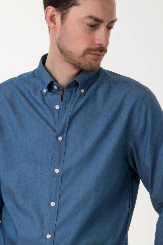 gant Hemd Herren Gant Regular Einfarbig 100% Baumwolle kragen Button-Down Lange Ärmel Günstig kaufen