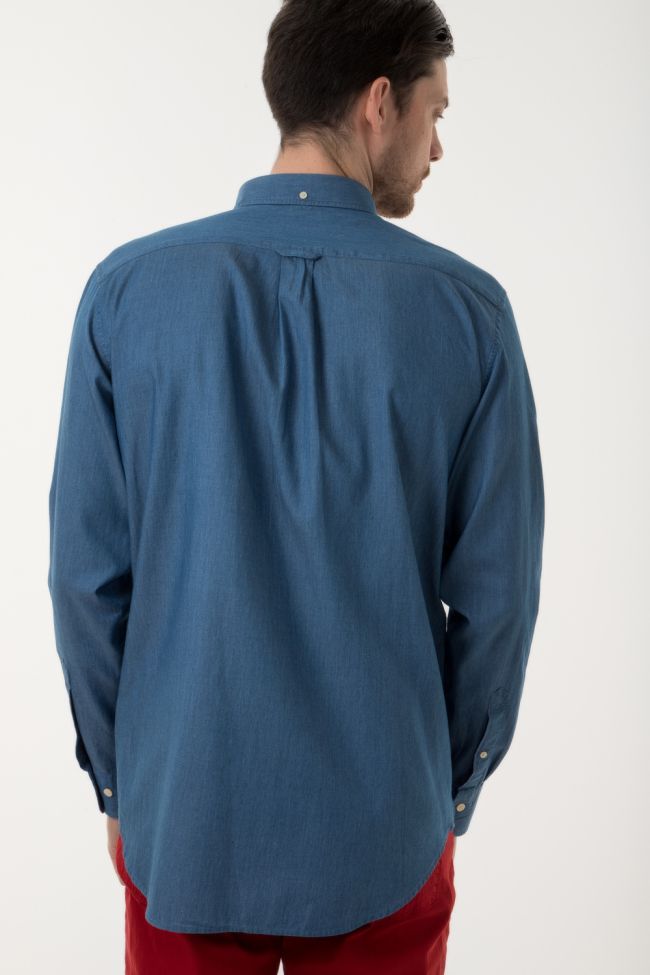 gant Hemd Herren Gant Regular Einfarbig 100% Baumwolle kragen Button-Down Lange Ärmel Günstig kaufen